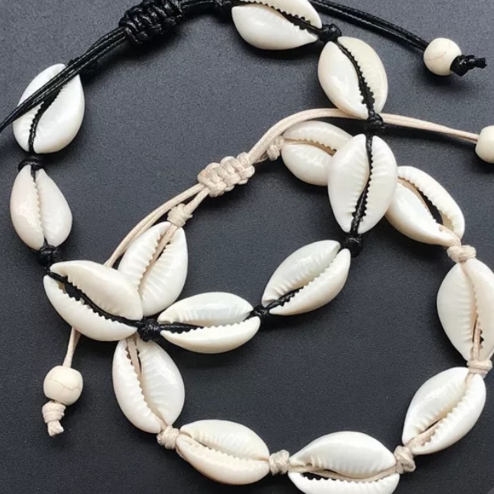 puka shell ankle bracelet